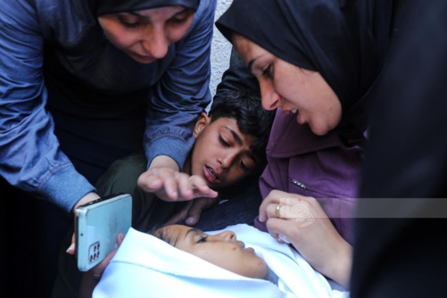 شهيد طفل فلسطيني برصاص العدو الإسرائيلي غرب خان يونس