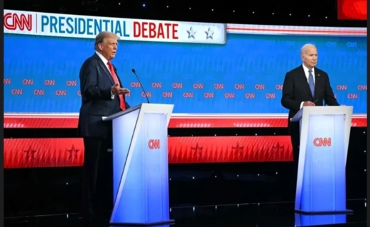 في اول مناظرة بينهما .. بايدن وترامب يتبادلان الاتهامات والشتائم