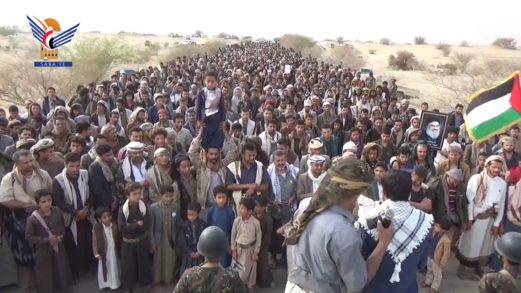 مسيرات حاشدة بمأرب تضامنًا مع الشعب الإيراني