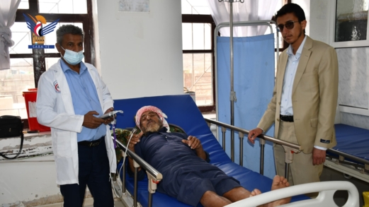 تقديم 422 خدمة صحية بمستشفيي عومرة بأرحب والطوارئ في الحيمة الخارجية