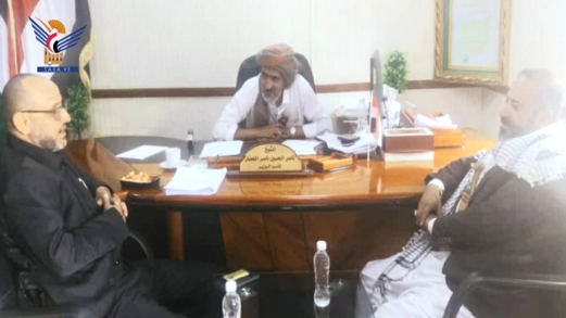 المحضار وجريب يناقشان خطة محافظة لحج للعام 1448هـ