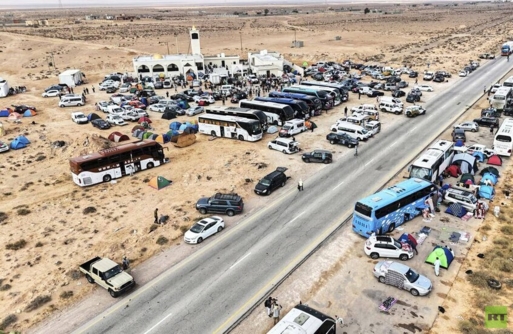 قافلة الصمود تواصل الاعتصام غرب سرت