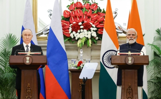 بوتين: التبادل التجاري بين روسيا والهند بلغ مستوى قياسي وسجّل 64 مليار دولار في 2024