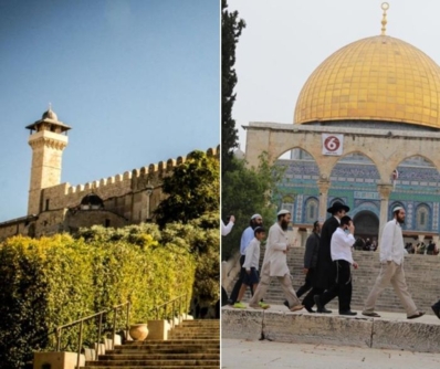 "الأوقاف" الفلسطينية: 27 اقتحاما للأقصى ومنع رفع الأذان 53 وقتا في الحرم الإبراهيمي الشهر الماضي