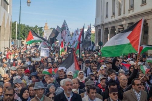 تواصل المظاهرات بالمغرب دعما لغزة