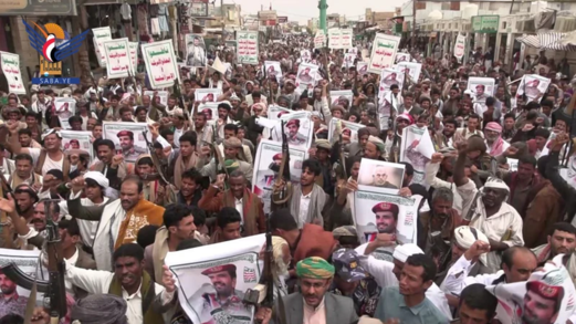 الجوف تحتشد في 50 مسيرة وفاءً للشهداء وتتويجا للخروج الشعبي المساند