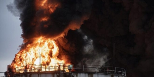 مقتل ثلاثة أشخاص بقصف أوكراني على مستودع نفطي في لوغانسك