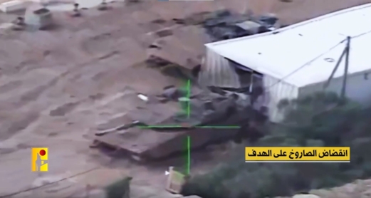 المقاومة اللبنانية تستهدف موقع السماقة وثكنة زبدين بقذائف المدفعية