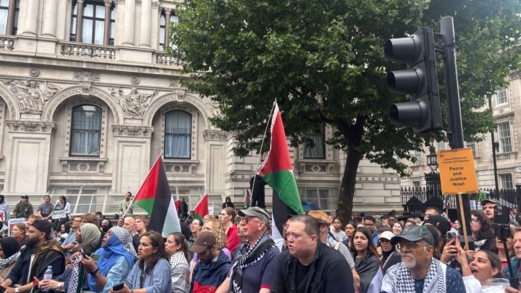 أكثر من 80 ألف متظاهر في لندن دعماً لغزة: "لن نصمت"