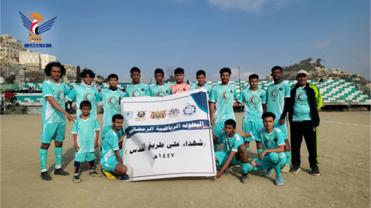 فوز فريق الهلال الأحمر على فريق التحدي في بطولة شهداء على طريق القدس بحجة