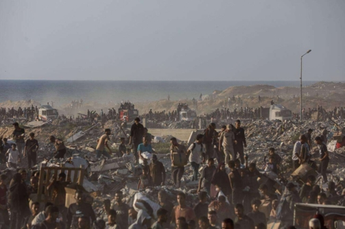 "الأورومتوسطي": المجزرة الجديدة تفضح تورط "غزة الإنسانية" في منظومة القتل والتجويع