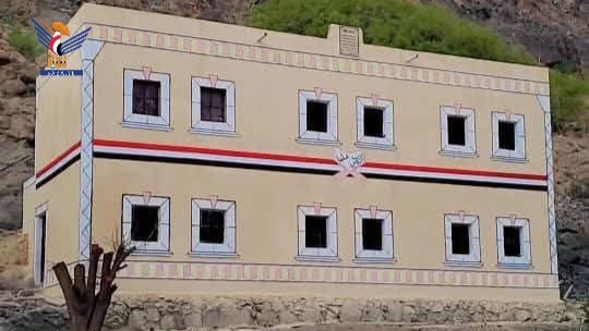 افتتاح مدرسة بمبادرة مجتمعية بمديرية خب والشعف في الجوف