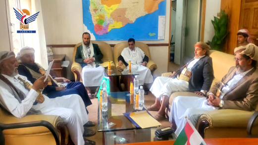 المحضار يلتقي عددا من قيادات السلطة المحلية والمشايخ بمحافظتي صنعاء ومأرب