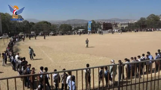 وقفة في مديرية المشنة بإب تأكيدا على ثبات الموقف ووفاءً للشهداء