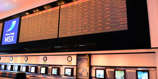 مؤشر بورصة مسقط يغلق منخفضًا 0.11 بالمائة