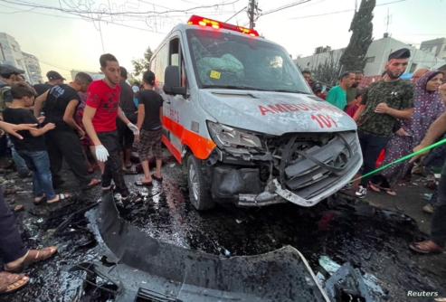 وحدة الإسعاف بغزة: العدو دمر جميع مركبات الخدمات الطبية