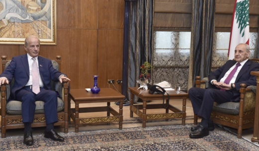 بري: تصريحات الموفد الأمريكي عن ضم لبنان لسوريا غلطة كبيرة وغير مقبولة