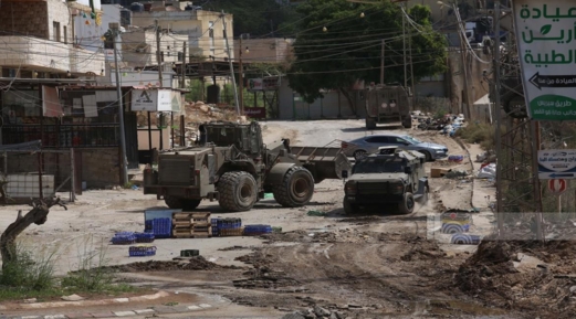 العدو الصهيوني يواصل عدوانه على مخيم الفارعة جنوب طوباس​