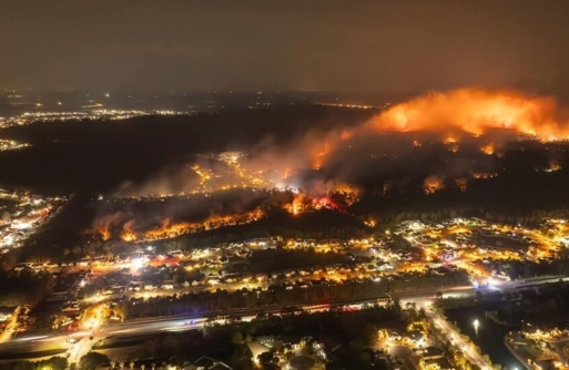 الولايات المتحدة.. حرائق ضخمة تجتاح ولايتي كارولينا الجنوبية والشمالية