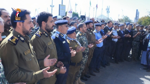 قيادة قطاع الأمن والشرطة بوزارة الداخلية تزور أضرحة الصماد والرهوي والغماري