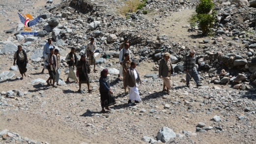 تعز .. تقييم المواقع المقترحة لإنشاء حواجز مائية في سائلة مساهر بحيفان