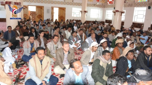 فعالية بمديرية صنعاء الجديدة بالذكرى السنوية للشهيد الرئيس الصماد