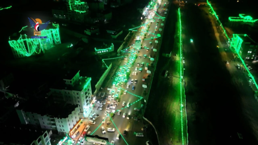 إب.. مسيرة ضوئية للسيارات في المربع الغربي ومديرية المخادر ونقابة النقل والمواصلات