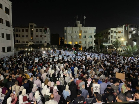 الاردن تمنع وقفة رافضة للعدوان الصهيوني على غزة
