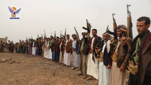 صنعاء .. وقفة قبلية في مديرية الطيال تنديدًا بجرائم الكيان الصهيوني في غزة