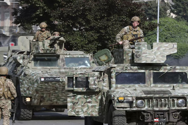 الجيش اللبناني يعلن إصابة جنديين في اعتداء صهيوني