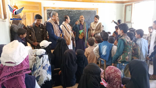 تفقد سير الأنشطة والدورات الصيفية في مديرية القفر بإب