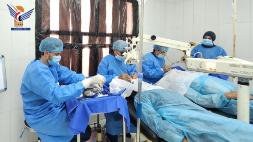 اختتام مخيم النور المجاني لإزالة المياه البيضاء في أمانة العاصمة