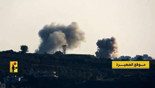 المقاومة اللبنانية تستهدف مقر مدفعية للعدو بمسيرة انقضاضية أصابت هدفها