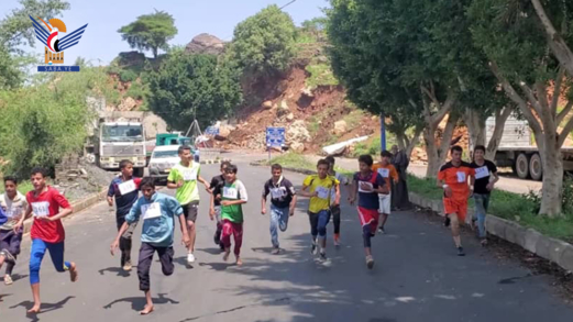 سباق رياضي في المحويت احتفاءً بذكرى المولد النبوي الشريف