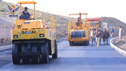 صنعاء .. تدشين العمل بسفلتة دائري شملان بمديرية همدان