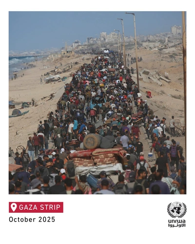 "أونروا": سكان غزة لا يزالون يواجهون أوضاعًا إنسانية قاسية