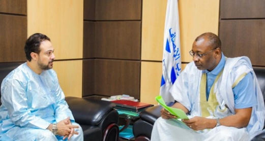 رئيس حزب الإنصاف الموريتاني يستقبل ممثل حماس ويؤكد دعم القضية الفلسطينيَّة