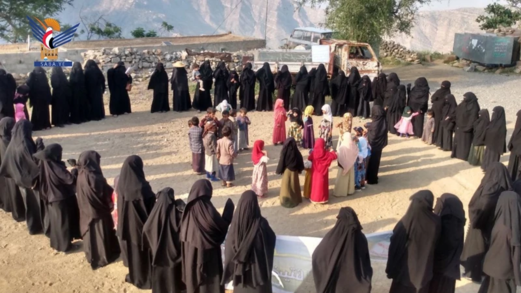 وقفات للهيئة النسائية في حجة بالذكرى الثانية لعملية "طوفان الأقصى"