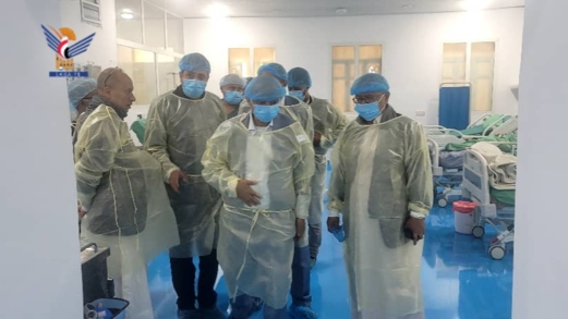 صنعاء .. تفقد العمل بمشروع تأهيل هيئة مستشفى 26 سبتمبر- متنة