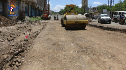 المساوى يتفقد أعمال مشروع ترميم وصيانة وسفلتة طريق المنفذ الشرقي