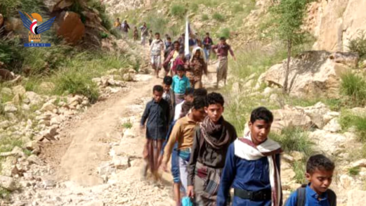 مسير لخريجي دورات التعبئة العامة في مديرية برع بالحديدة