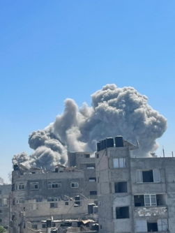 العدو الصهيوني يواصل قصف و نسف المنازل في حي الزيتون و خان يونس