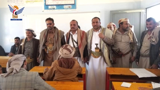 محافظ مأرب يتفقد اختبارات الثانوية العامة