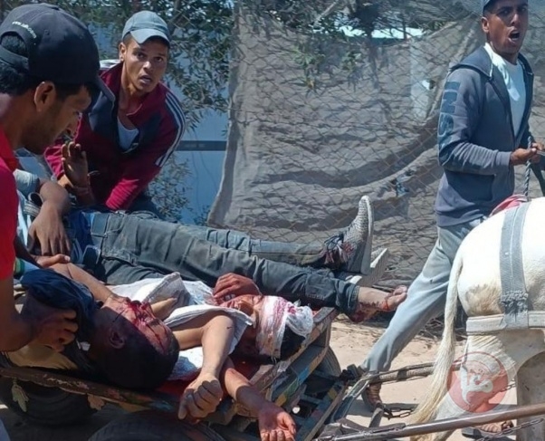 50 شهيدا قرب مراكز توزيع المساعدات لرفح والنصيرات