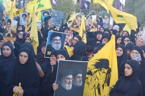 وقفة وجدانية في مختلف مناطق لبنان لحظة استشهاد السيد حسن نصر الله