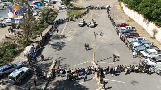 وقفة بتعز لإعلان البراءة من العملاء والتأكيد على الجهوزية لمواجهة العدوان