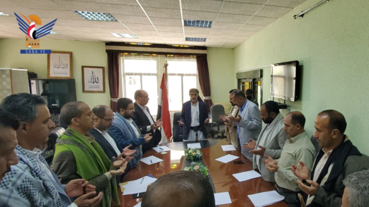 العلامة مفتاح يزور وزارة الإعلام ومؤسسة الإذاعة والتلفزيون وأسرة الوزير الشهيد هاشم شرف الدين