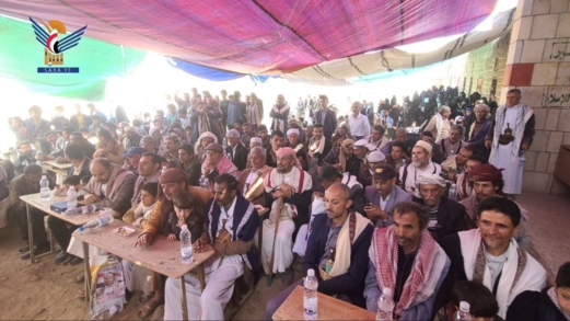 فعالية في مديرية حفاش بالمحويت بالذكرى السنوية للرئيس الشهيد الصماد