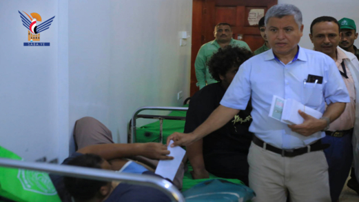 رئاسة جامعة الحديدة تتفقد أحوال الجرحى بمناسبة المولد النبوي