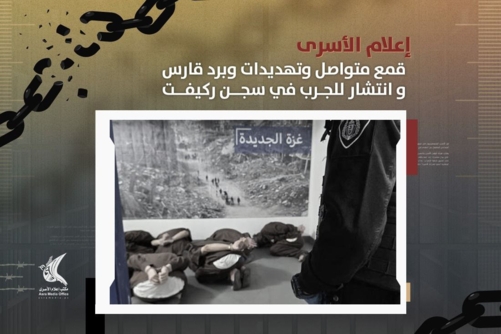 إعلام الأسرى:قمع متواصل للأسرى الفلسطينيين في سجن ركيفت الصهيوني